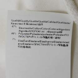 مملوكة مسبقًا جاكيت بوس باي هوغو بوس جيرسي أبيض بسحاب Skaz 1 مقاس كبير جداً