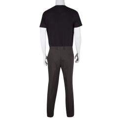 Boss By Hugo Boss Grey Wool Blend Tailored Trousers XXL