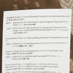 Pre Owned بليزر بوس باي هوغو بوس بني بتركيبة هيرينغبون برقعة على الكوع مقاس صغير