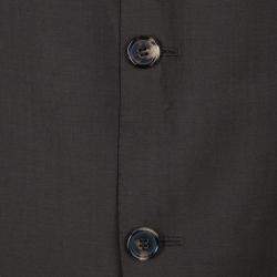 Boss By Hugo Boss Brown Wool Blend Blazer XXXL