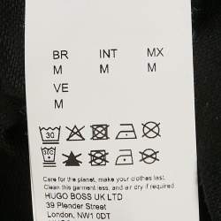 Pre Owned Boss By Hugo Boss Black Knit H Thompson T-Shirt M