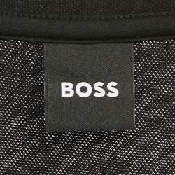 Pre Owned تي شيرت بوس باي هوغو بوس تريكو أسود ه طومسون مقاس صغير