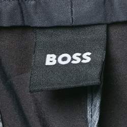 Pre Owned Boss By Hugo Boss Navy Blue Cotton Blend Relaxed Fit Joggers XXL