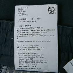 Pre Owned Boss By Hugo Boss Navy Blue Cotton Blend Relaxed Fit Joggers XXL