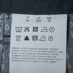 Pre Owned Boss By Hugo Boss Navy Blue Cotton Blend Relaxed Fit Joggers XXL