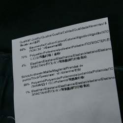 Pre Owned Boss By Hugo Boss Navy Blue Cotton Blend Relaxed Fit Joggers XXL