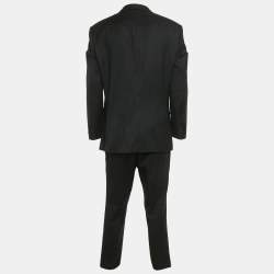 مملوكة مسبقًا بدلة بوس باي هوغو بوس جبرادين أسود قصّة عادية مقاس إكس إكس لارج