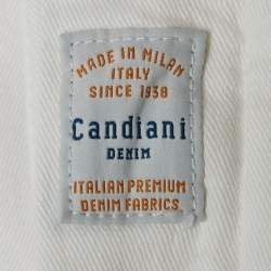 Pre Owned Boss By Hugo Boss White Denim Delaware Slim Jeans M/Waist 31"