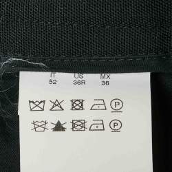 Pre Owned بنطلون بوس باي هوغو بوس صوف مزيج أسود مقاس كبير جدًا/خصر 36 بوصة