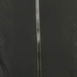 Pre Owned جاكيت بسحاب بوس باي هوغو بوس ستيل قطني ونايلون أسود مقاس صغير