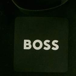 Pre Owned جاكيت بسحاب بوس باي هوغو بوس ستيل قطني ونايلون أسود مقاس صغير