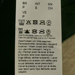 Pre Owned جاكيت بسحاب بوس باي هوغو بوس ستيل قطني ونايلون أسود مقاس صغير