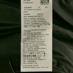 Pre Owned جاكيت بسحاب بوس باي هوغو بوس ستيل قطني ونايلون أسود مقاس صغير