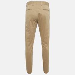 Pre Owned بنطلون بوس باي هوغو بوس تشينو بنى ضيق المقاس - كبير / خصر 34 بوصة