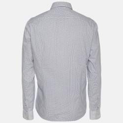 مملوكة مسبقًا Boss By Hugo Boss Light Blue Cotton Long Sleeve Shirt M