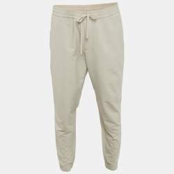 Pre Owned Boss By Hugo Boss Sage Green Synthetic T-Flex Pants L