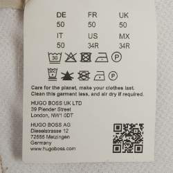 Pre Owned Boss By Hugo Boss Sage Green Synthetic T-Flex Pants L