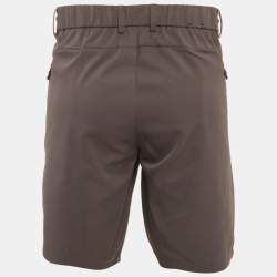 مملوكة مسبقًا Boss By Hugo Boss Grey Technical Twill Spectre Shorts XXL