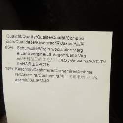 Pre Owned Boss By Hugo Boss Black Wool Felt Morgan Coat XL