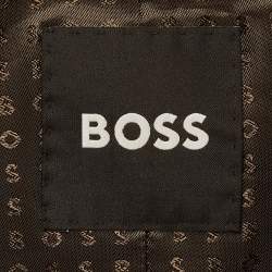 Pre Owned Boss By Hugo Boss Grey Wool H-Jackson 3 Piece Suit M