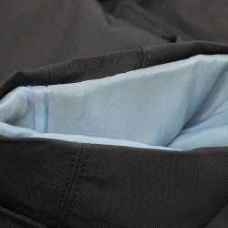 Pre Owned Boss By Hugo Boss Dark Grey Nylon Trench Coat XL