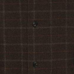 Pre Owned معطف توييد بني بوس باي هوغو بوس مقاس كبير