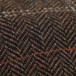 Pre Owned معطف توييد بني بوس باي هوغو بوس مقاس كبير