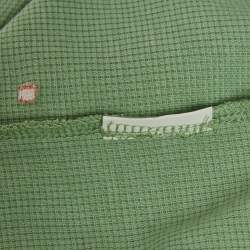 Pre Owned تي شيرت بولو بوس باي هوغو بوس رمادي جيرسي قطن كبير الحجم