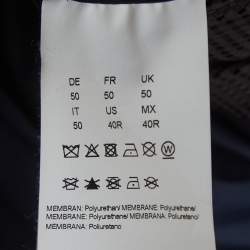 Pre Owned Boss by Hugo Boss Blue Synthetic Calpau Puffer Jacket L