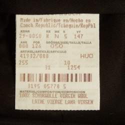 Pre Owned Boss By Hugo Boss Navy Blue Pin Striped Wool Suit L