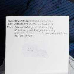 Pre Owned Boss By Hugo Boss Grey Striped Wool Blazer XL