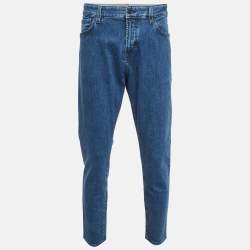 Pre Owned Boss By Hugo Boss Blue Denim Re.Maine Bo Regular Fit Jeans M Waist 37" 