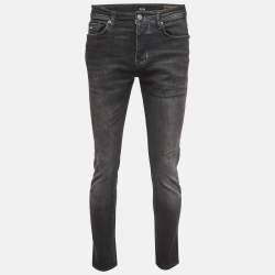 Pre Owned Boss By Hugo Boss Black Denim Taber Tapered Fit Jeans M Waist 34" 