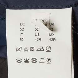 مملوكة مسبقًا Boss by Hugo Boss Blue Synthetic Quilted Jacket XL