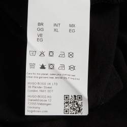Pre Owned Boss By Hugo Boss Black Jersey Crewneck RN 3P Classic T-Shirt XL 
