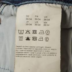 مملوكة مسبقًا Boss By Hugo Boss Blue Denim Slim Fit Taber Jeans L/Waist 36"