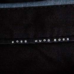 مملوكة مسبقًا بنطلون بوس باي هوغو بوس مفصل موهير وصوف رمادي 4XL