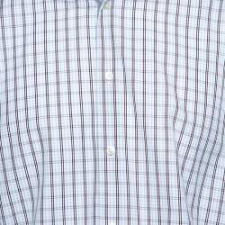 مملوكة مسبقًا قميص بوس باي هوغو بوس أزرار أمامية قصة إعتيادية قطن كاروهات M