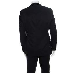 Pre Owned بليزر بوس باي هوغو بوس ذا سويت 93 زرين رمادي شاركول L