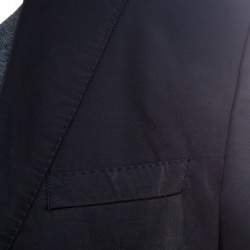 Pre Owned بليزر بوس باي هوغو بوس ذا سويت 93 زرين رمادي شاركول L