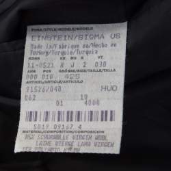 Pre Owned Boss by Hugo Boss Black Striped Wool Einstein/Sigma Suit XL