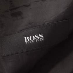 Pre Owned Boss by Hugo Boss Black Striped Wool Einstein/Sigma Suit XL