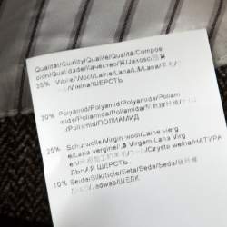 مملوكة مسبقًا Boss By Hugo Boss Brown Herringbone Wool Regular Fit Jacket L