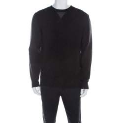 Boss by Hugo Boss Charcoal Grey Wool Sweater L