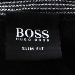 Pre Owned Boss By Hugo Boss Black Wool Slim Fit Baku-Z Jumper S