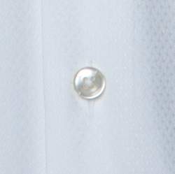 Pre Owned Boss By Hugo Boss White Cotton Woven Jacquard Regular Fit Enzo Shirt M