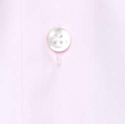 Pre Owned قميص بوس باي هوغو بوس انزو قصة اعتيادية قطن وردي فاتح M