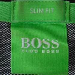 Pre Owned Boss by Hugo Boss Grey Cotton Paule-4 Polo Shirt L