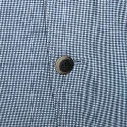 Boss By Hugo Boss Blue Micro Check Print Cotton Micah Blazer XXL