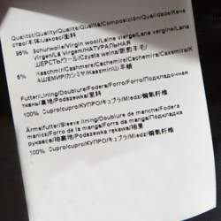 Pre Owned بليزر بوس باي هوغو بوس جين صوف أزرق كحلي L